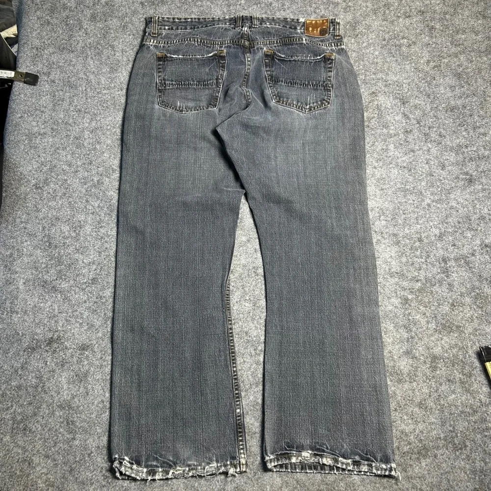 Monarchy Baggy Skater Jeans Gray Faded Wash Y2K Vintage 90s Size 38x32